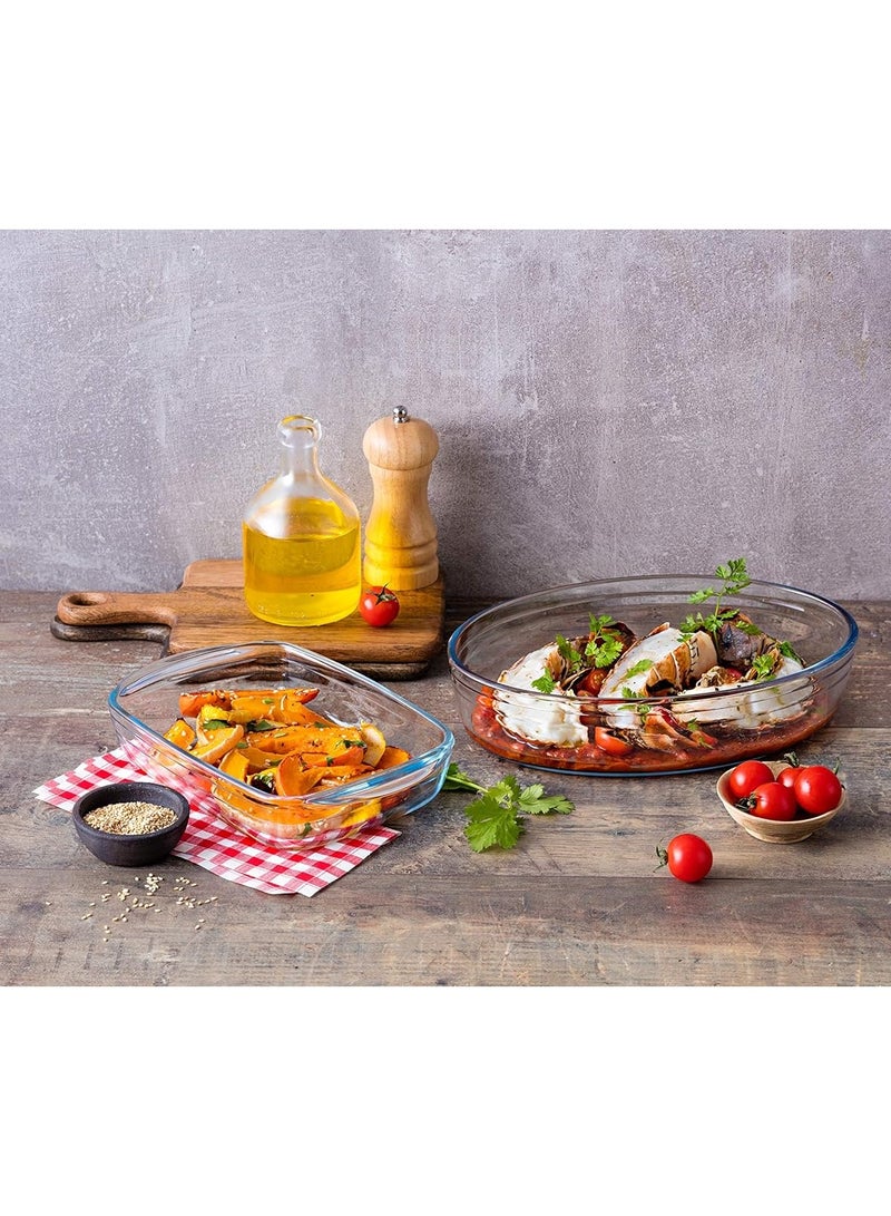 O'Cuisine Ocuisine® 2L Oval Roaster - French-Made Borosilicate Glass, Oven Safe, Even Heat Distribution - Image 5