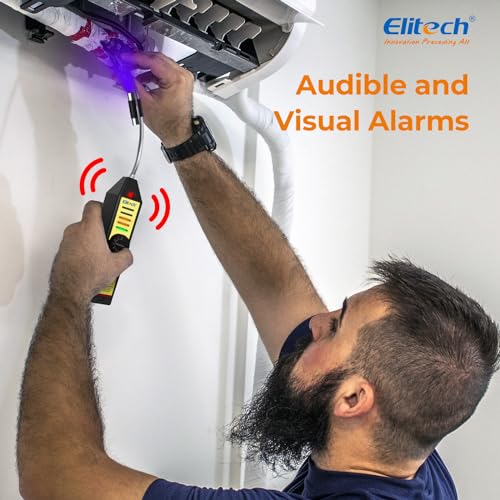 Elitech WJL-6000 Freon Leak Detector Halogen Leak Detector Refrigerant Gas Leakage Tester HVAC Air Condition R22 R410A R134A CFCs HCFCs HFCs Detects High Accuracy - Image 3
