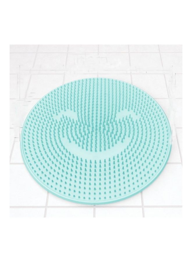 NIBEMINENT 5-Piece Of Silicone Rubbing Pad Wall-Mounted Foot Multi-functional Suction Blue 32 x 8 32cm - Image 1