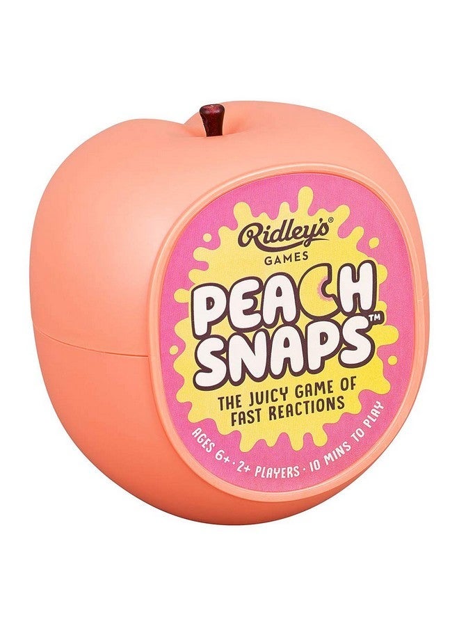 Ridley's Peach Snaps! Fun Card Game For Families, Action-Packed, Fast-Paced Game For 2+ Players, Includes Game Cards And Unique Peach-Shaped Storage Case, Simple Card Game For Kids Ages 6+, 1 Ea - Image 3