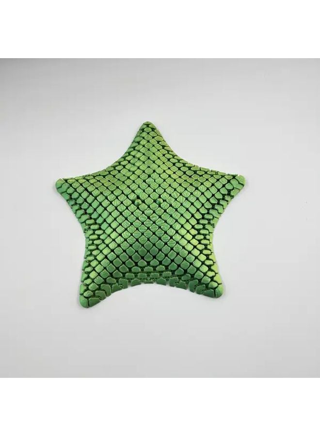 Rose Golden Poseable Starfish Statue Multi Joint 3D Printed Ocean Animal Figurine - Image 4