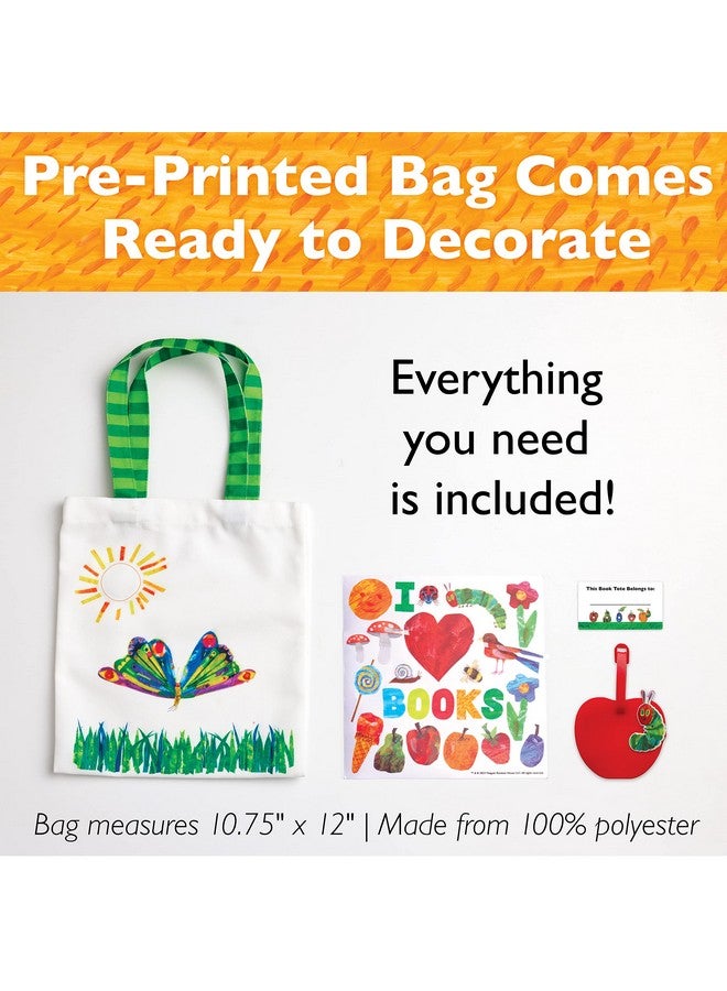 Creativity for Kids The Very Hungry Caterpillar My Book Tote Create A Diy Canvas Book Bag From The World Of Eric Carle Books Preschool Crafts For Toddlers Ages 35+  - Image 4