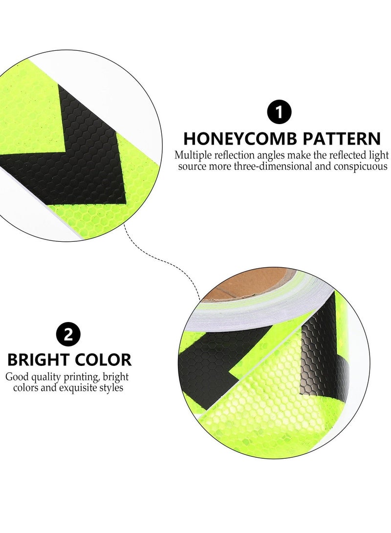 MUNTAQI Night Light Reflecting Sticker Roll High Adhesive Reflective Sticker Roll 5cm X 25 Meter - Image 2