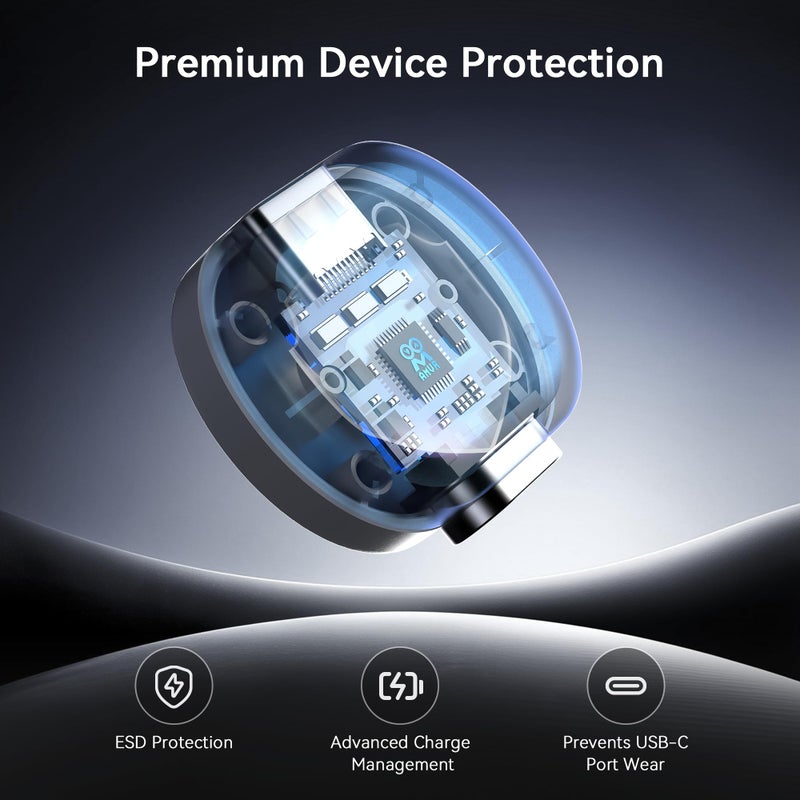 AMVR Magnetic Charging Cable Kit Compatible with Meta Quest 3/3S/Pro Accessories, USB-C 3.0 Power Port, Premium Device Protection (Cannot Transmit Data simultaneously) - Image 5