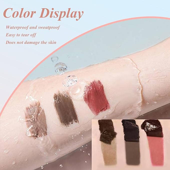 Lip Stain Peel Off Waterproof LongLasting Lip Liner Stain Highly Pigmented Matte Finish Lip Tint Peel Off Design Lip Marker Makeup Gloss for Natural Beauty Brown Lip LookRose Pink - Image 5