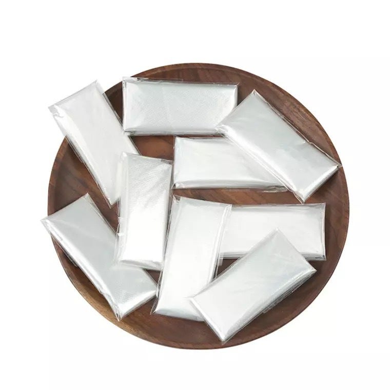 Creative Disposable Gloves, Thick PE, Eco-Friendly Pu thick long transparent packaging [2 pcs/bag]] 