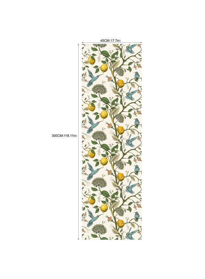 Bluejw Wallpaper Living Room Background Removable Wallpaper Green Plant Flower Seamless Self-adhesive Wallpaper RW131-157 - Image 1