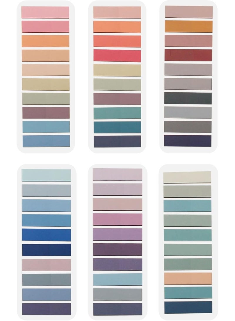 نيمبوت علامات تبويب لاصقة شفافة ، 1200 قطعة ، أعلام ملاحظات لاصقة باستيل ، علامات تبويب توضيحية قابلة للكتابة ، علامات صفحة موراندي ، علامات تبويب فهرس شفافة ، ملصقات فهرس شفافة للكتب واللوازم المكتبية - Image 3