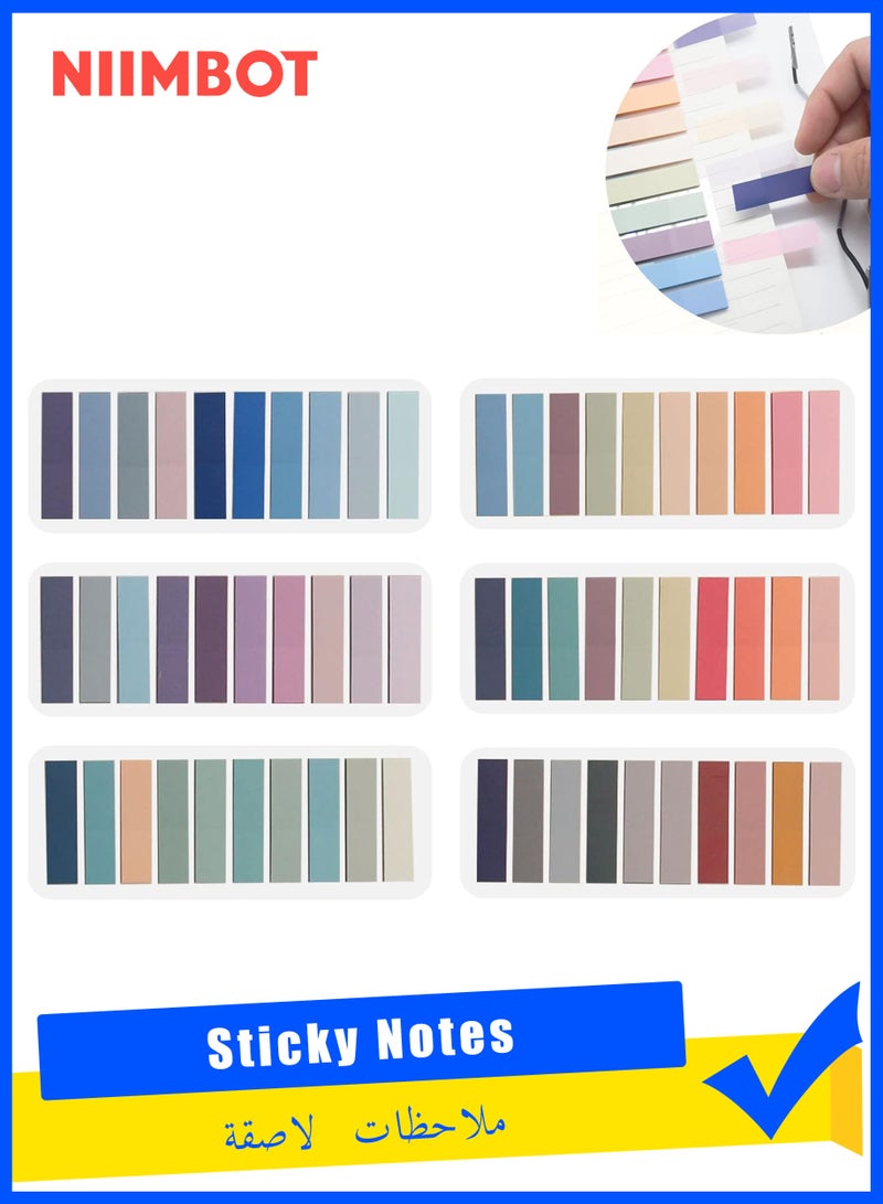 نيمبوت علامات تبويب لاصقة شفافة ، 1200 قطعة ، أعلام ملاحظات لاصقة باستيل ، علامات تبويب توضيحية قابلة للكتابة ، علامات صفحة موراندي ، علامات تبويب فهرس شفافة ، ملصقات فهرس شفافة للكتب واللوازم المكتبية - Image 1