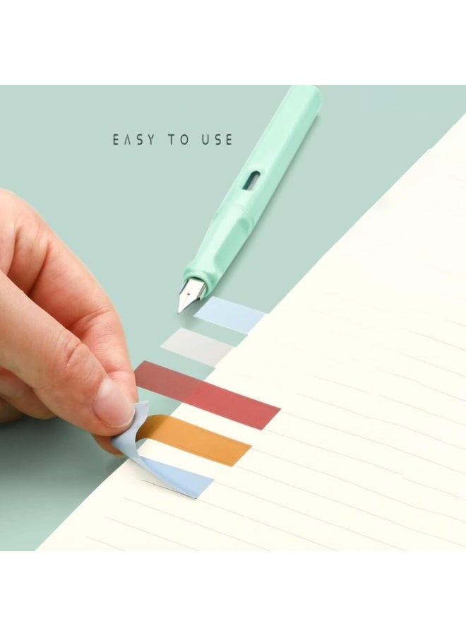 نيمبوت علامات تبويب لاصقة شفافة ، 1200 قطعة ، أعلام ملاحظات لاصقة باستيل ، علامات تبويب توضيحية قابلة للكتابة ، علامات صفحة موراندي ، علامات تبويب فهرس شفافة ، ملصقات فهرس شفافة للكتب واللوازم المكتبية - Image 2