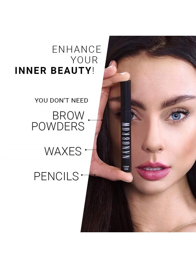 Nanobrow Eyebrow Serum – Growth-Stimulating, Thickening, Strengthening Night Serum 5 ml - Image 3
