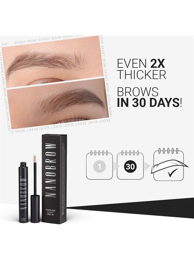 Nanobrow Eyebrow Serum – Growth-Stimulating, Thickening, Strengthening Night Serum 5 ml - Image 2