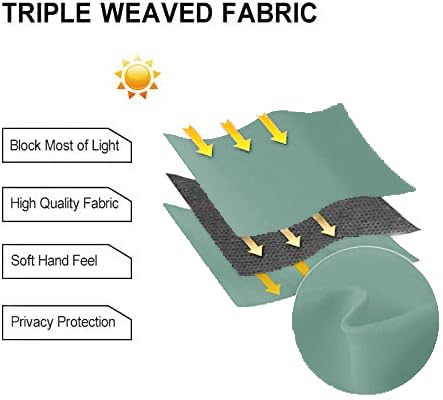 dwcn blackout valance for windows rod pocket window stertains fpr trictain - Image 5