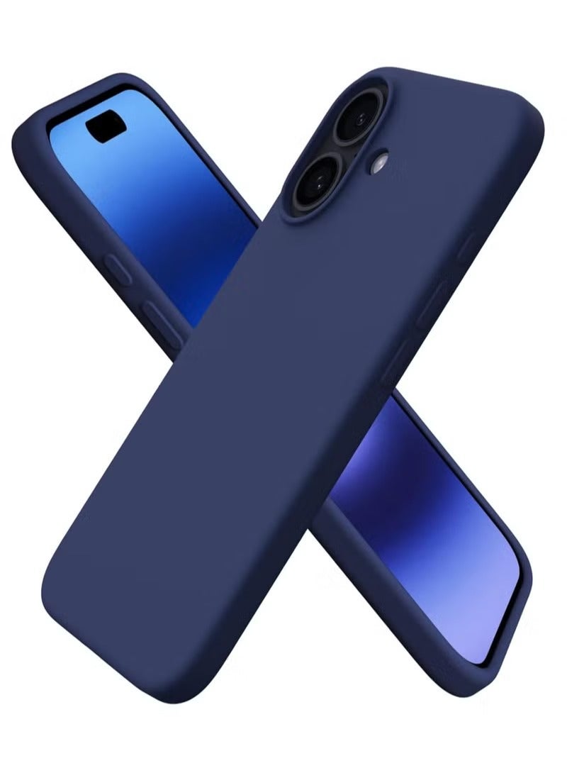 أوميكسبرو جراب مصمم لهاتف iPhone 16 جراب سيليكون فائق النحافة مقاوم للصدمات مع بطانة ناعمة من الألياف الدقيقة مضادة للخدش وحماية محسنة للكاميرا جراب هاتف لهاتف iPhone 16 6.1 بوصة - Image 1