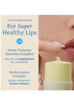 belif belif Super Knights Multivitamin Lipcerin, Multi-Purpose Glossy Vitamin C Lip Butter Balm, Smooths Lip Texture & Strengthens Lip Barrier, Hydrating, Korean Skin Care Makeup  - Image 2