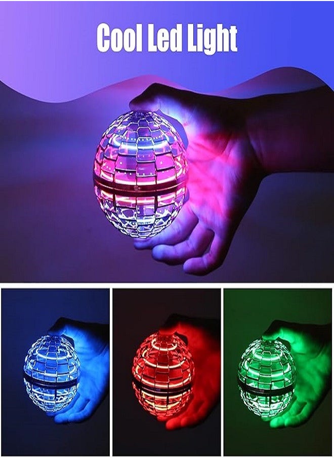 FLYNOVA Flying Ball Toys,Spinner Drone with Flashing Lights,Kids Birthday Party Favors Autism Sensory Toy,Return Gifts Classroom Prizes,Boy, Girl, Adults & Teen  - Image 2