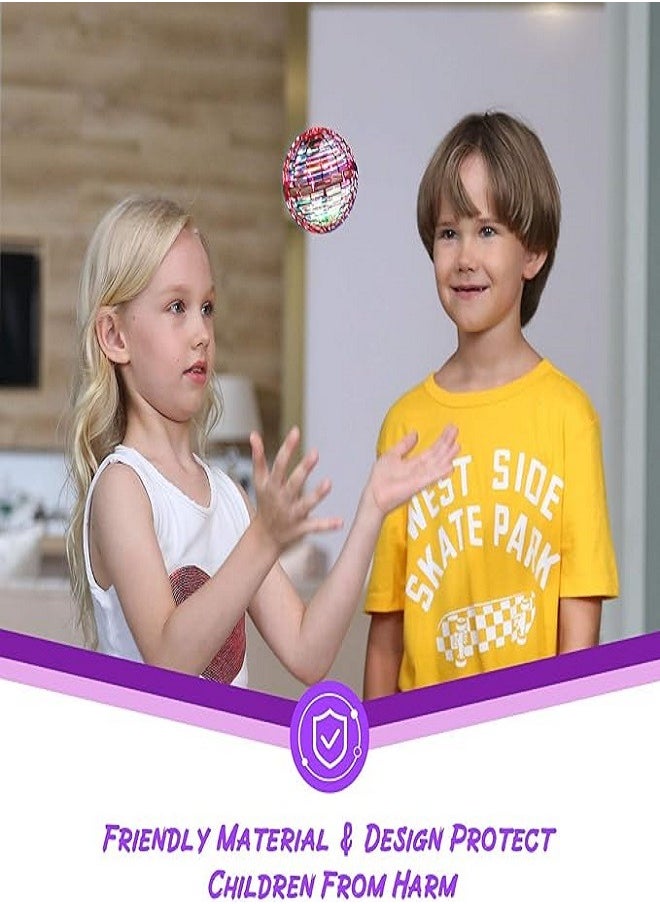 FLYNOVA Flying Ball Toys,Spinner Drone with Flashing Lights,Kids Birthday Party Favors Autism Sensory Toy,Return Gifts Classroom Prizes,Boy, Girl, Adults & Teen  - Image 4