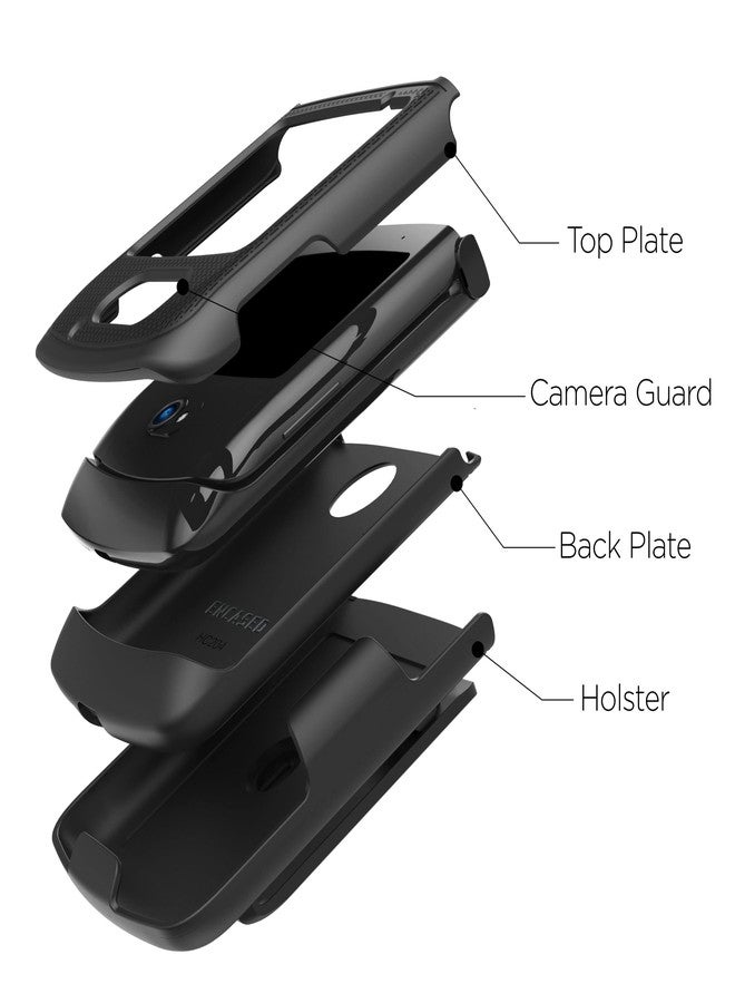 إنكاسد جراب DuraClip مغلف لهاتف Motorola RAZR 5G مع مشبك حزام (إصدار 2020) - Image 3