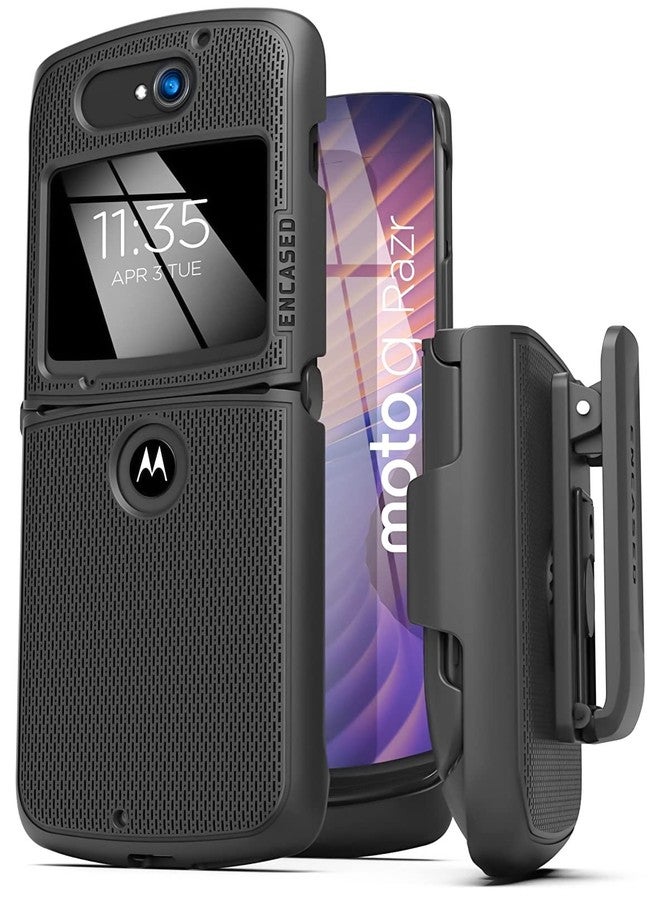 إنكاسد جراب DuraClip مغلف لهاتف Motorola RAZR 5G مع مشبك حزام (إصدار 2020) - Image 1