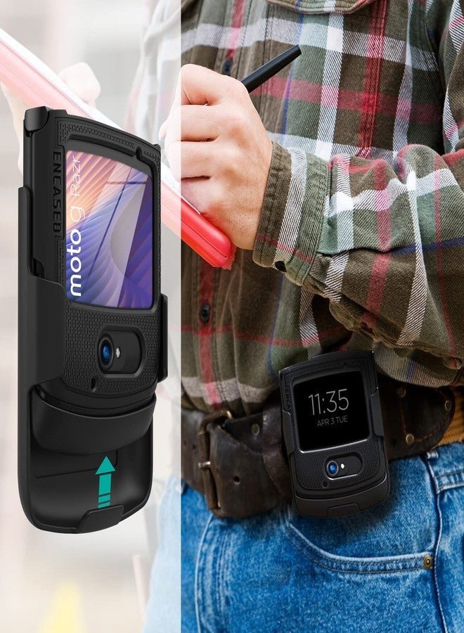 إنكاسد جراب DuraClip مغلف لهاتف Motorola RAZR 5G مع مشبك حزام (إصدار 2020) - Image 4