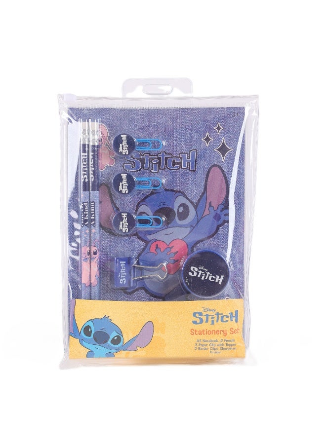 Disney Stitch One Of A Kind Stationery 10Pc Ziplock Set - Image 1