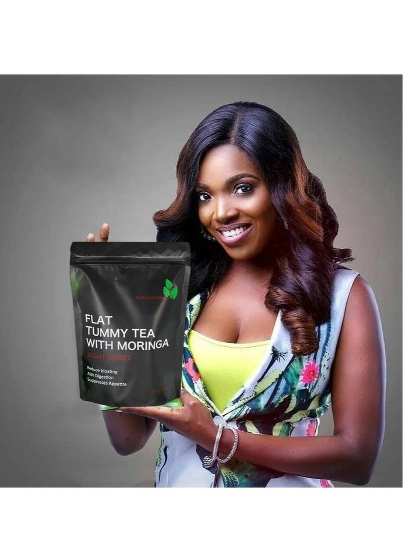 Winstown Flat Tummy Tea With Moringa ,Detox Tummy Tea Bags, 28 Days Weight Loss Slimming Tea, Detox Tea Support Healthy Digestive And Metabolism - Image 3