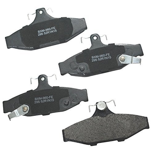 Bendix Premium SBM295 Semi-Metallic Rear Brake Pads for Chevrolet Corvette 1987-1986 - Image 1