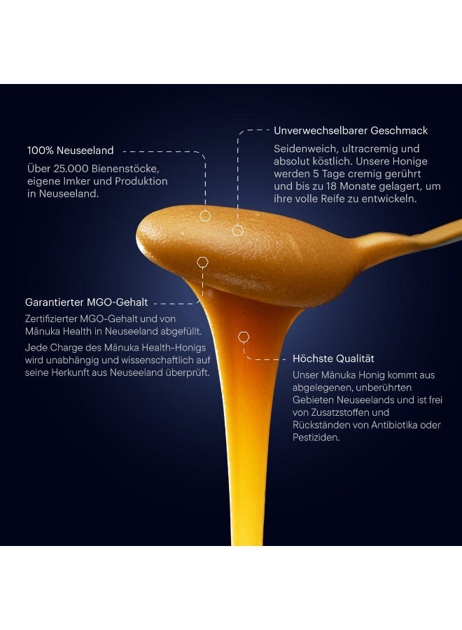Manuka health manuka honey 400mgo, 500g - Image 4