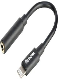 Generic Boya By-K3 3.5Mm Trrs Female To Lightning Adapter Cable - Black 