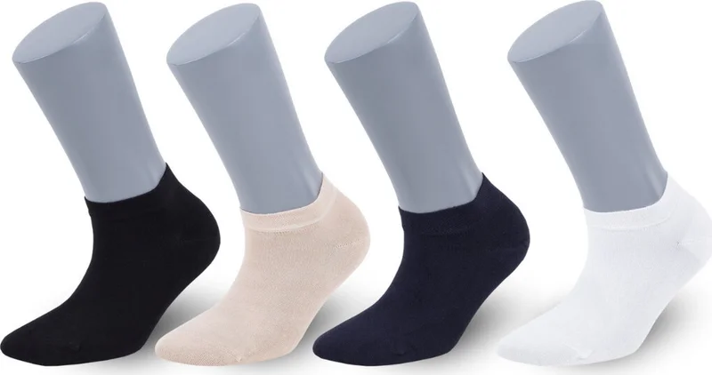 دايكو Premium 8 Pack Bamboo Booties Women's Socks (Multi Color)