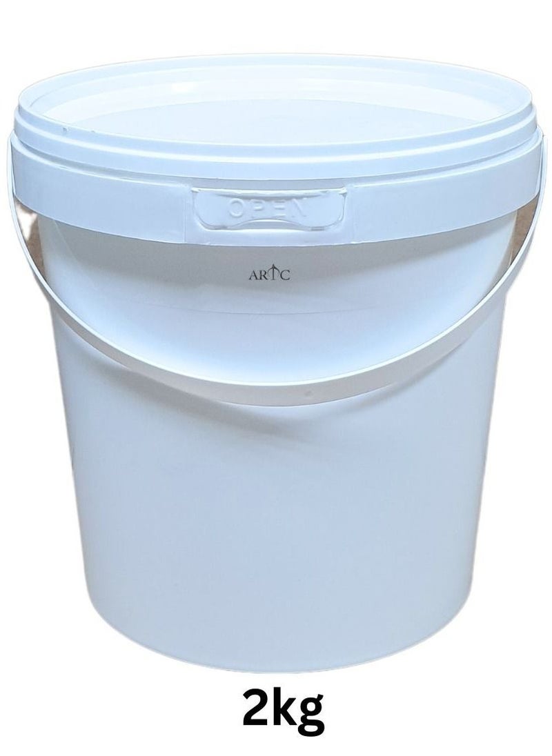 ARTC - Multipurpose Food Grade White Plastic Yogurt Bucket PP Container With Tamper Evident Lid - Image 1