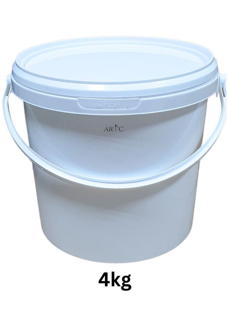 ARTC - Multipurpose Food Grade White Plastic Yogurt Bucket PP Container With Tamper Evident Lid - Image 1