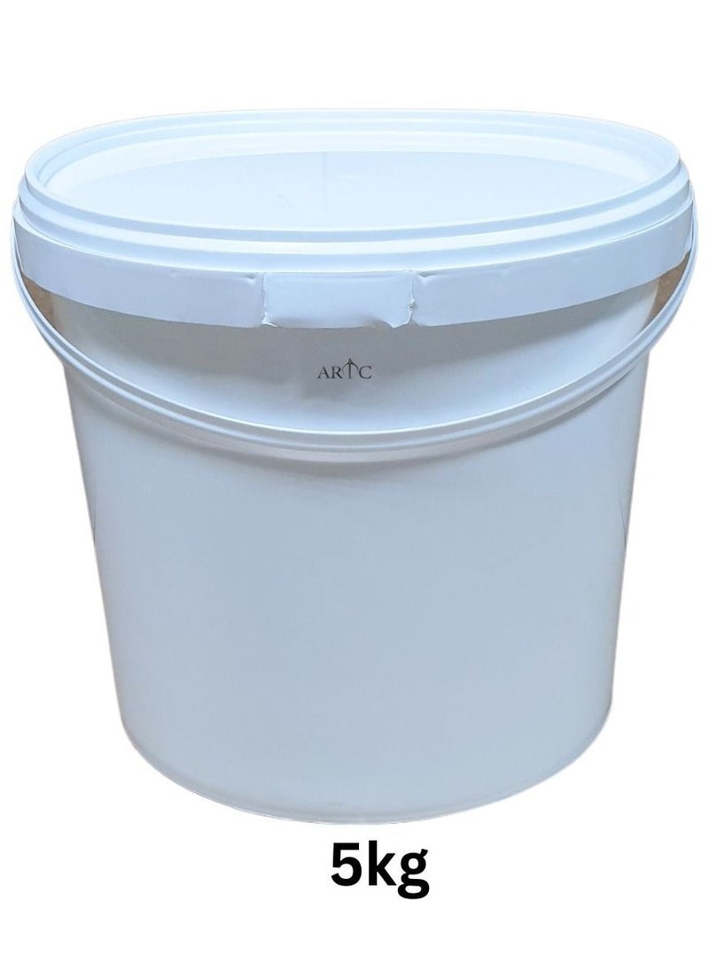 ARTC - Multipurpose Food Grade White Plastic Yogurt Bucket PP Container With Tamper Evident Lid - Image 1