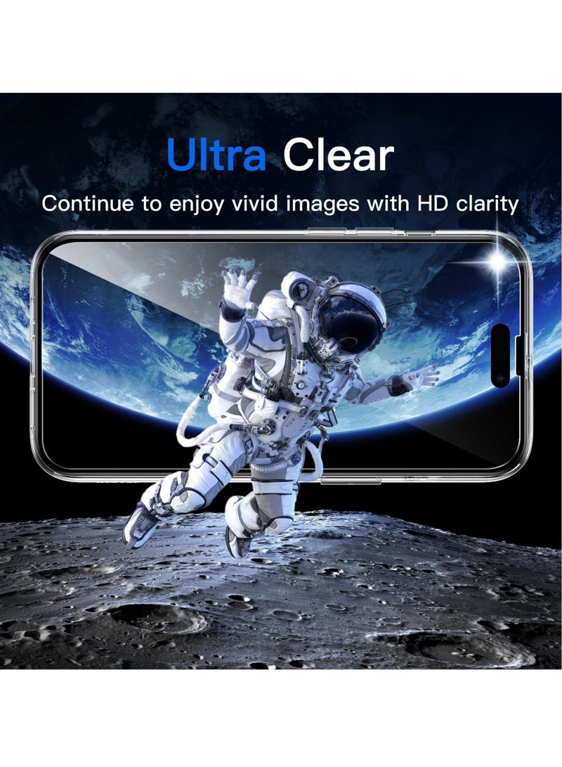 كابتن تيك iPhone 15 Pro Max Case Clear, Ultra 【Slim Thin】 Flexible Scratch Resistant Gel Rubber Soft Silicone Protective Case Cover for iPhone 15 Pro Max - Image 4