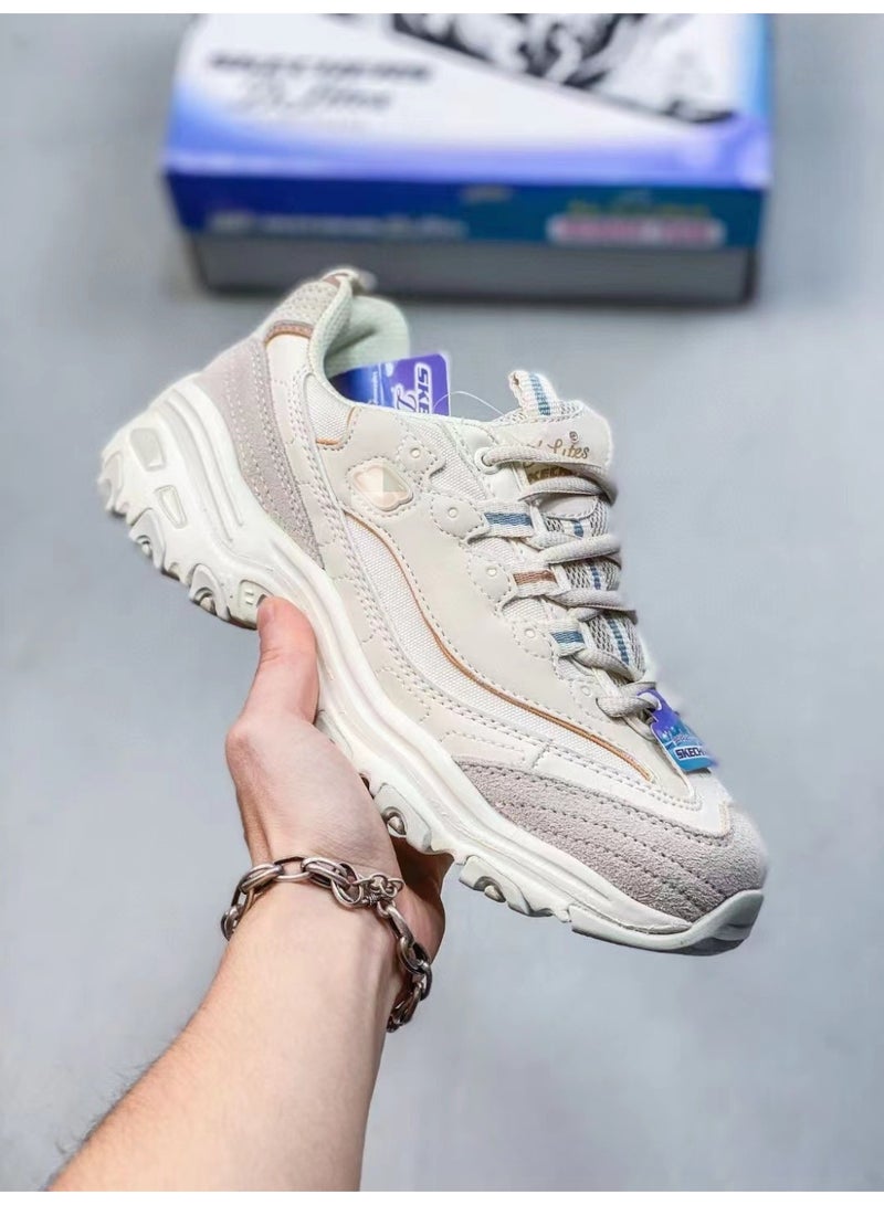 KUYING New Spring And Summer Breathable Classic Thick Sole Heightening Casual Sports Shoes