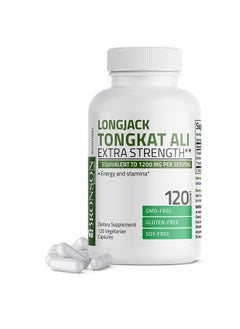 Bronson Longjack Tongkat Ali Extra Strength, 120 Vegetarian Capsules  - Image 1