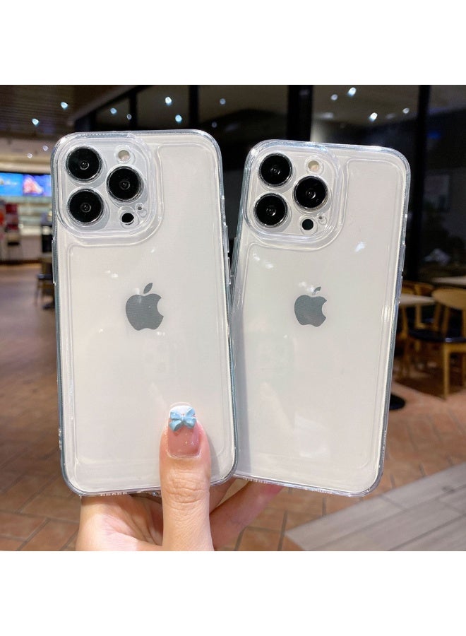 NIBEMINENT Protective TPU Case Cover For iPhone 14, Transparent - Image 2