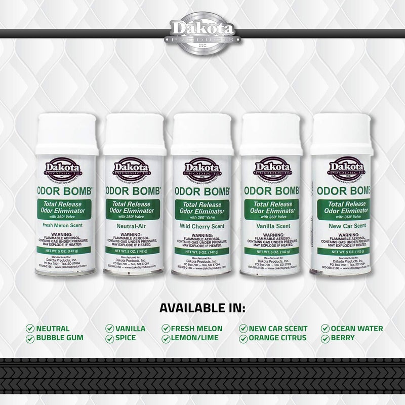 Dakota Odor Bomb Odor Eliminator for Home, Car Scent Bomb, Car Deodorizer & Musty Smell Eliminator For Home & Business, One Time Total Release, 5 oz, 3 Pack - Image 4