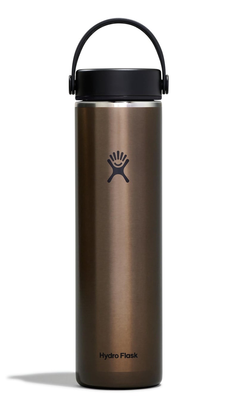 Hydro Flask 24 Oz Lightweight Wide Flex Cap Obsidian - Image 1