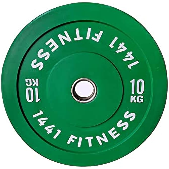 rayihni Olympic 7 Ft. Long Barbell Bar With Color Bumper Weight Plates Set & Steel Collar For Strength Training, Secure Grip Gym Plates For Exercise (120 To 160Kg) - Image 4