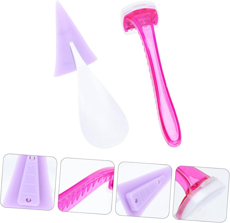 VOSAREA Professional Womens Bikini Hair Razor Set Compact Trimmer for Precise Private Hair Removal Flexible Blade for Smooth Shave Portable and Lightweight Random Color Random Color - Image 5