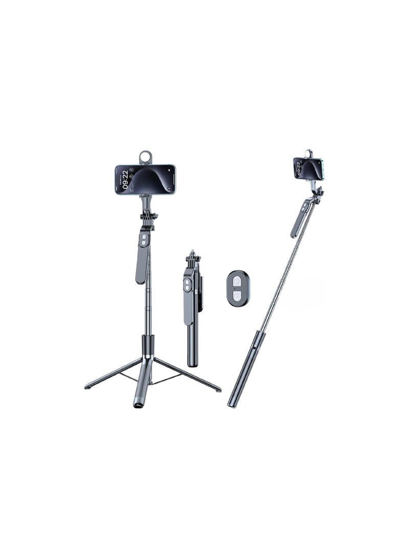 Selfie Stick Tripod 170CM with LED Light & Wireless Remote – Adjustable Phone Tripod Stand for Smartphones