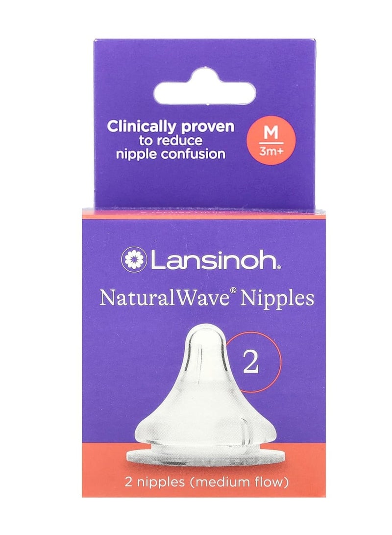 حلمات موما ناتشورال ويف متوسطة التدفق 2 حلمة - Image 1