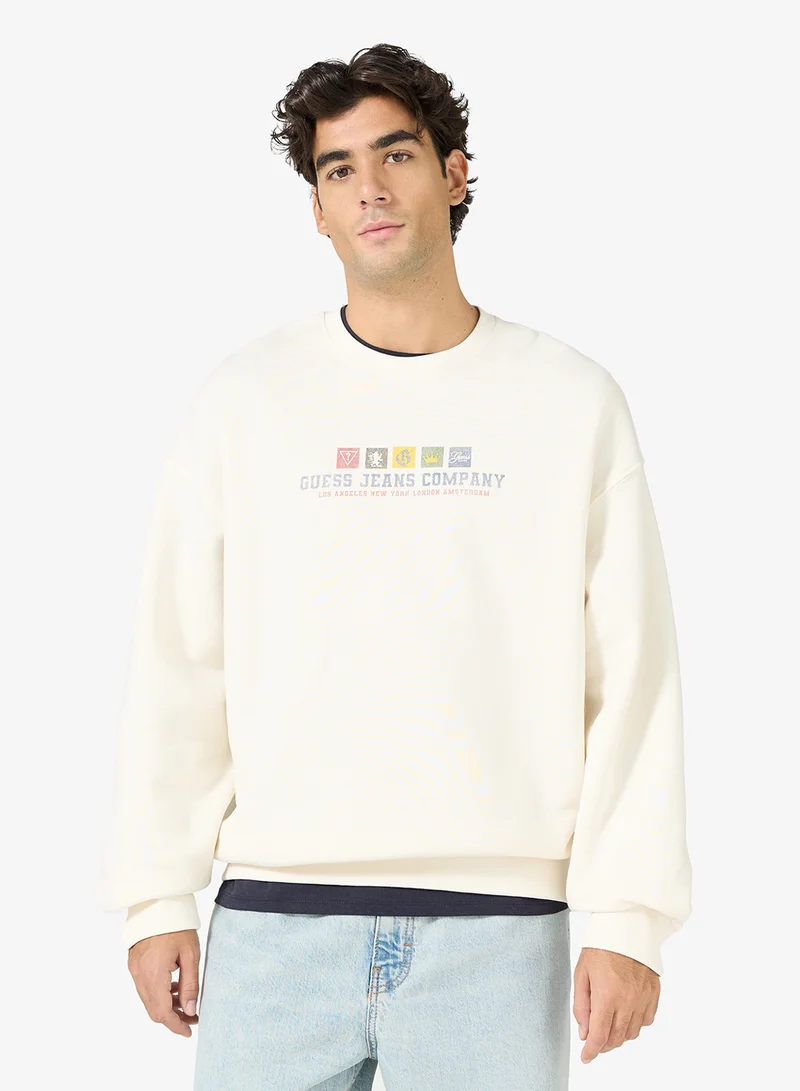 Casual Crew Neck Sweatshirt