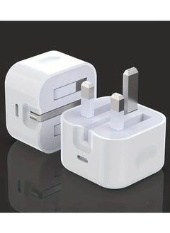 CoomBe 35W USB-C 3-Pin Power Adapter White, Compatible with iPhone 15/15 Plus/15 Pro/15 Pro Max/16/16 Plus/16 Pro/16 Pro Max/14/13/12/11 Series/SE/XS/XS Max/iPad Pro/iPad Air  - Image 3