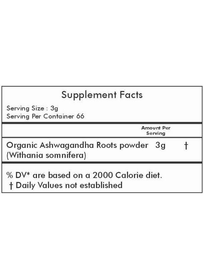 HERBAL HILLS مسحوق أشواغاندا العضوي من هيربال هيلز | 200 جرام | مسحوق أعشاب أشواغاندا - Image 3