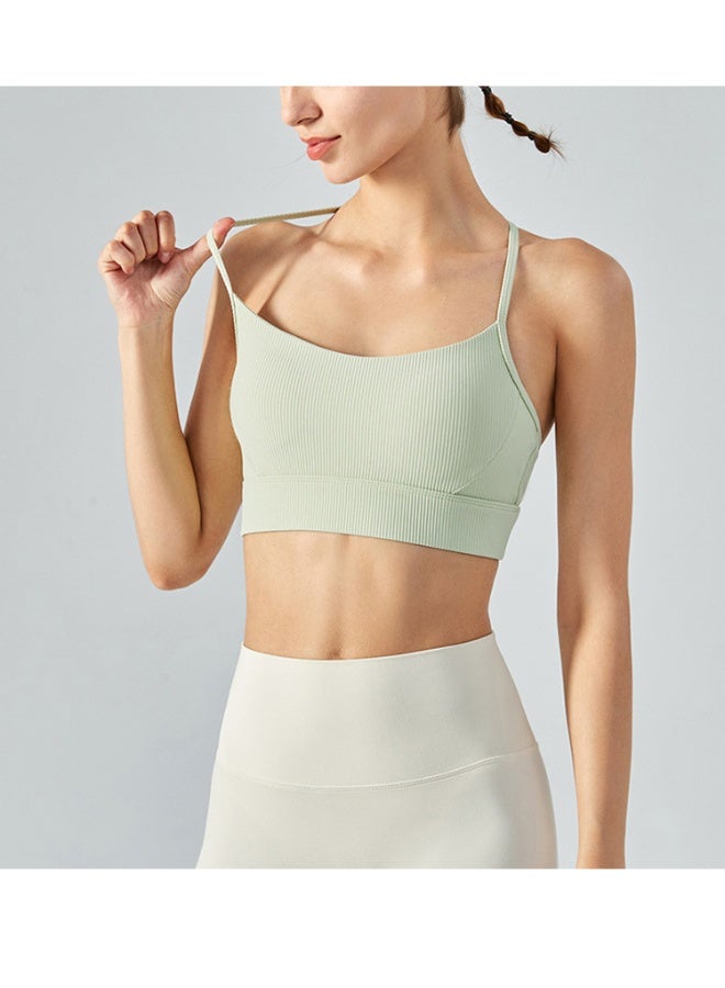 alo Alo Yoga Sports Bra - Racerback With Open Back Design  - Image 2