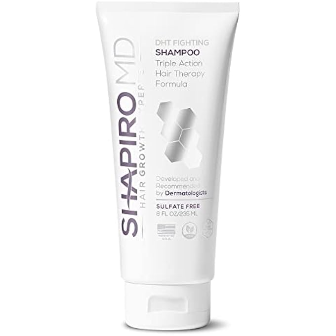 Shapiro MD ALL NATURAL AND VEGAN HAIR GROWTH SHAMPOO | EXPERIENCE HEALTHIER, FULLER AND THICKER LOOKING HAIR - | 1-MONTH HAIR SHAMPOO SUPPLY - Image 1