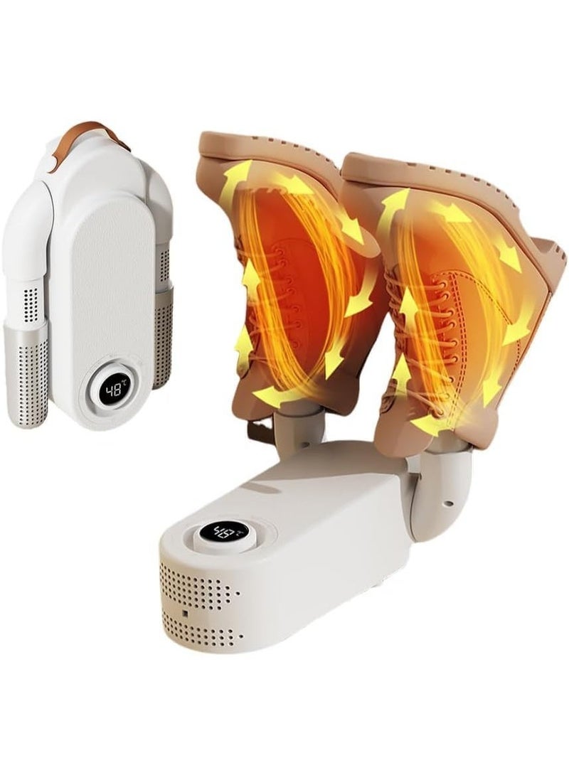 Electric Shoe Dryer, Portable Fast Drying Shoe Deodorizer with Heat Drying Function for Shoes, Boots, Sneakers & Sports Footwear - Image 1