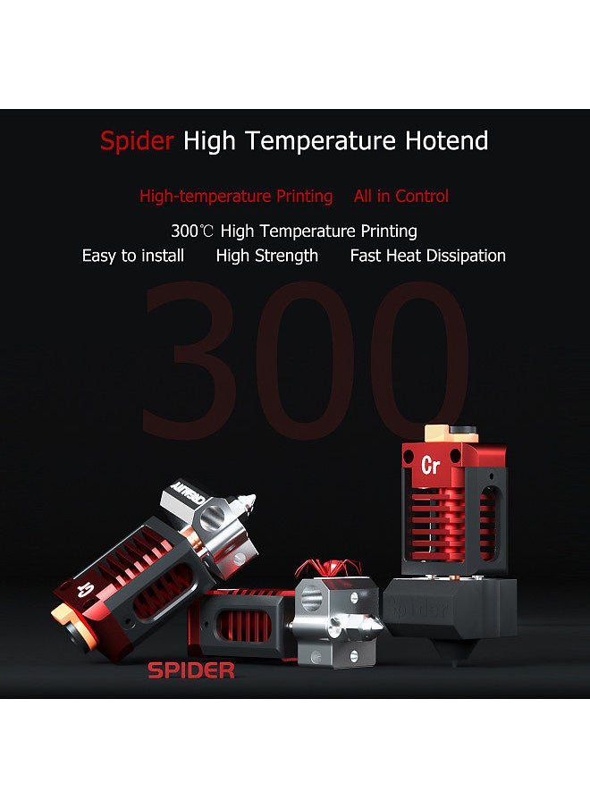 Creality 3D - CREALITY Spider High-temperature Hotend Fast Heating Dissipation for 3D Printer Ender-3 Pro/Ender-3/Ender-3 V2/Ender-5/Ender-2/CR-10 S5/CR-10/CR-20 Pro Support PLA ABS PETG TPU Nylon Filament - Image 1